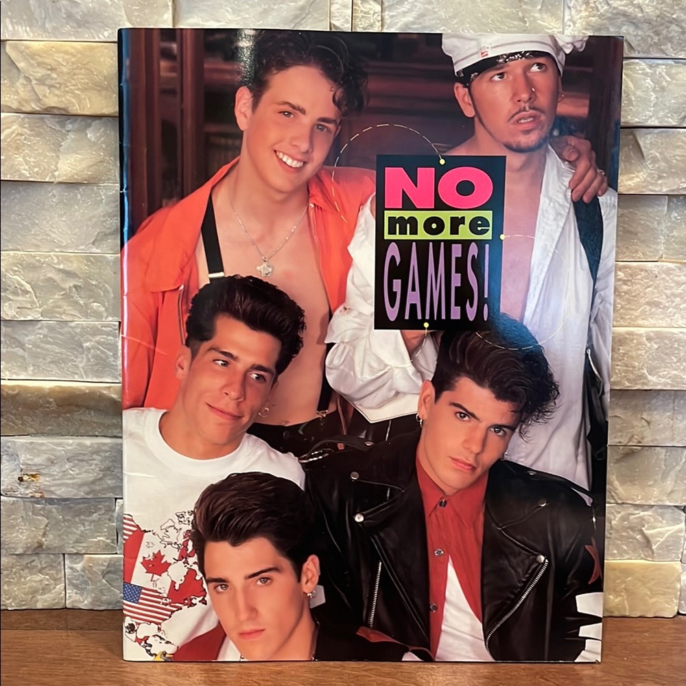 No More Games 1990 Tour Program Book